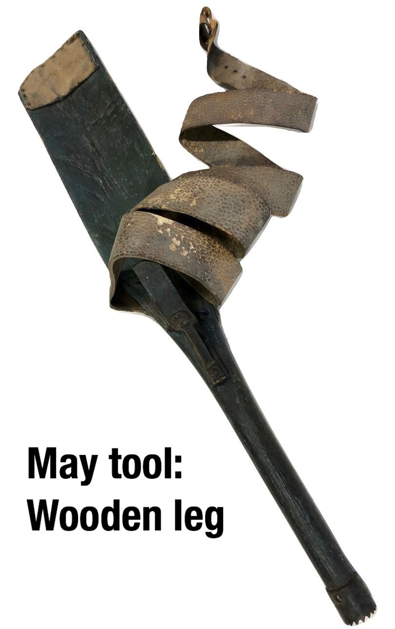 wooden leg